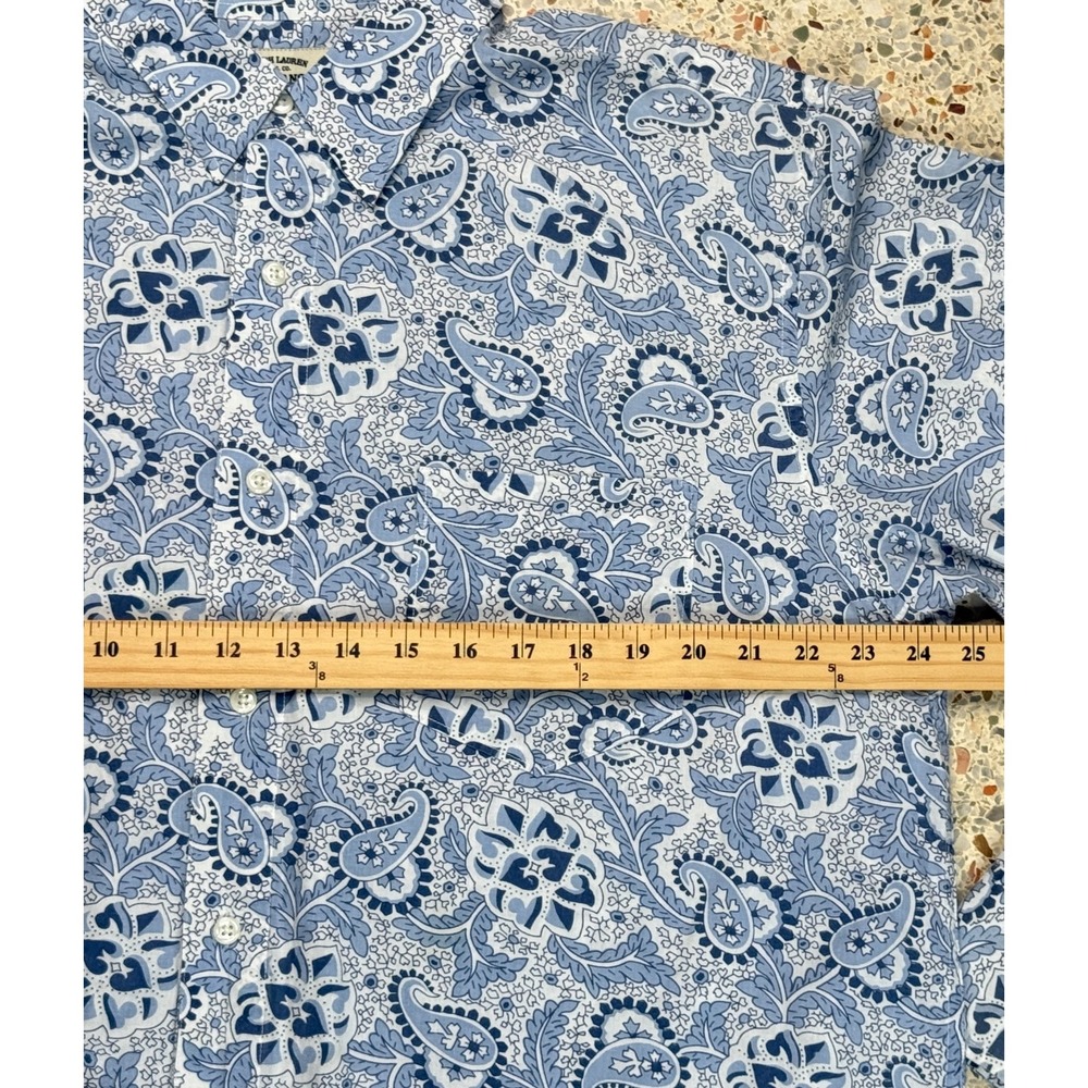Ralph Lauren Polo Jeans Co. Vtg Men's Flower Pattern Long Sleeve Shirt Size XL - Picture 8 of 9